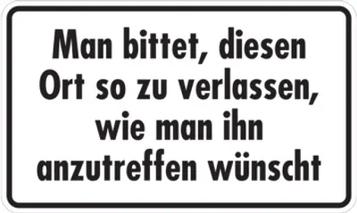 Produktbild von Dreifke® WC-Schild, Toilettenhinweis, 120 x 200 mm, Aluminium, Alu geprägt 1 ...