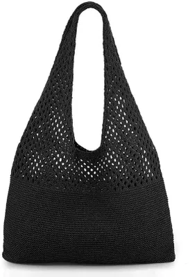 Produktbild von Rückentasche, Einheitsgröße, Handtasche, gebreidert, bohemehaft, Strandtasche