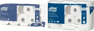 Produktbild von Tork Extra Soft Conventional Toilet Roll, 11,9 cm, 97 mm