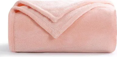 Immagine prodotto di Unyqoos® Coperta avvolgente XL, 150 x 200 cm, Rosa – Flanella 260 g/m², soffice coperta per divano e arredamento, calda, leggera e traspirante