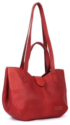 Produktbild von Benthill Damen Handtasche Leder - Shopper aus weichem hochwertigem Echtleder - Vintage Fashion Bag Beutel - Umhängetaschen - Schultertasche