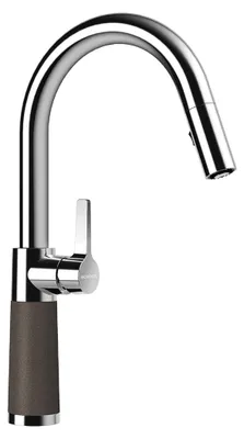 Produktbild von SCHOCK Armatur SC-520 in BRONZE mit Zugauslauf / CRISTADUR®