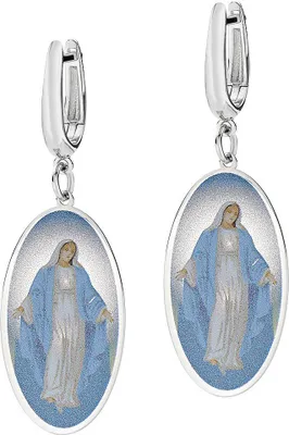 Immagine prodotto di Orecchini Ciondolo Amen Collezione Argento Devozione - donna