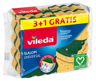 Immagine prodotto di Vileda Spugna abrasiva Slalom Universal 3+1