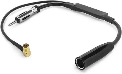Obrázek produktu pro Adaptér pro zesilovač signálu autorádia DAB+ s anténou pro rozbočovač SMB, DIN konektor a automobilovou anténu