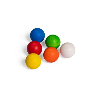 Produktbild von Erzi 46312 Kugelset 6 Holzkugeln