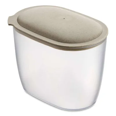 Image de Récipient alimentaire avec couvercle beige OVAL, 1,4 L, KOZIOL