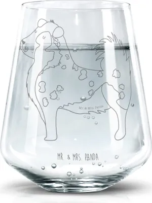 Produktbild von Mr. & Mrs. Panda Glas Hund Australien Shepherd - Transparent - Geschenk, Wasserglas, Sprüche, Becherglas, Trinkglas, Familienhund, Trinkgefäß, Tumbler, Spruch