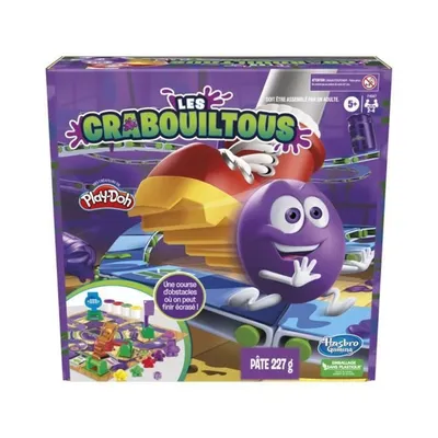 Produktbild von Les Crabouiltous, Brettspiel für Kinder, Spiel für die Familie mit Modelliermasse