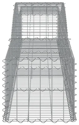 Imagen del producto de Gabión, metal galvanizado, montaje sencillo, color plateado