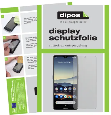 Produktbild von 1x Schutzfolie für Nokia 45329 matt Displayschutzfolie Folie Display Schutz dipos
