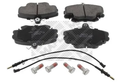 Produktbild von MAPCO 6377 Bremsbeläge Satz Vorne für RENAULT TWINGO II (CN0) CLIO II (BB0/1/2, CB0/1/2) TWINGO I (C06) für DACIA SANDERO