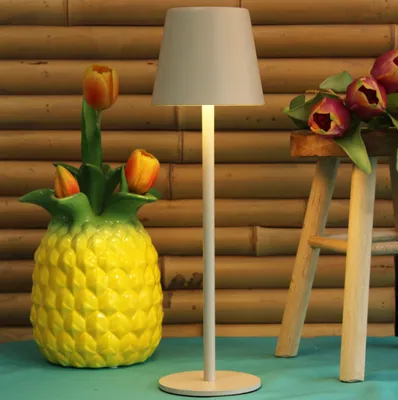 Produktbild von Tragbare Tischleuchte Ambiance - beige/sandfarben - Beruhrungssensor - drahtlos/aufladbar USB - inne