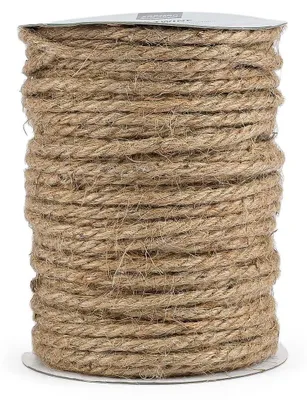 Image de Vaessen Creative, corde en jute naturelle, 4 mm x 50 m - idéale pour le jardin, la cuisine et l'emballage