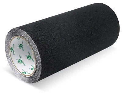 Obrázek produktu pro Protiskluzová páska, 250 mm x 5 m, černá, pro schody a skateboardy, odolná vůči povětrnostním vlivům