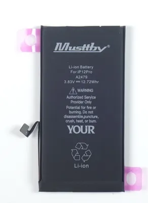 Produktbild von Musttby Akku für Apple iPhone 12 / 12 Pro 3320mAh Handy Akku Li-Ion Ersatzakku Smartphone Batterie Reparatur