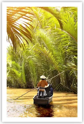 Produktbild von Poster - Poster ohne Rahmen - Fluss Mekong £ódŸ - 61x91,5 cm - Wand Bild - Wanddeko - Wandbilder - Kunstposter - Wandposter - Bilder - Kunstdruck - Wanddekoration - Wandbild - P2XPA61x91-4695