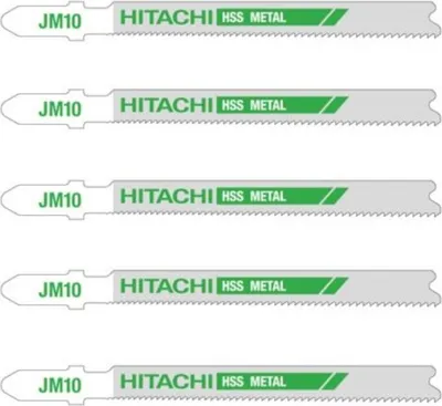 Zdjęcie produktu dla Brzeszczot Hitachi JM10 do wyrzynarki do metalu (5 sztuk)
