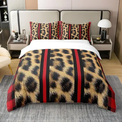 Zdjęcie produktu dla Komplet pościeli 200x200 cm, 3-częściowy, 100% bawełna, z zamkiem, wielokolorowy