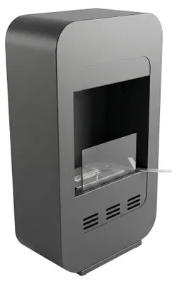 Produktbild von Livia - Ethanol-Kamin zum Aufstellen 46x80x25 cm mit 1,5-Liter-Brenner Schwarz