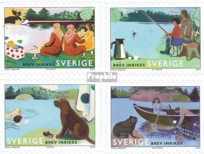 Produktbild von Briefmarken Schweden 2006 Mi 2534-2537 (kompl.Ausg.) gestempelt See