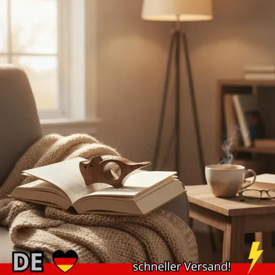 Produktbild von Lesezeichen aus Holz für Haustiere (katze Hund) Lesezeichenringe Schulbedarf