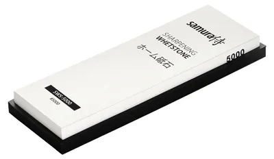 Zdjęcie produktu dla Kamień do ostrzenia Samura, ziarno 5000, 19x7x2,4 cm, biały