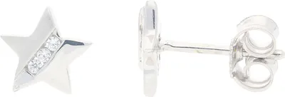 Produktbild von JuwelmaLux Stern Ohrstecker 925 Silber Zirkonia JL20-06-0750
