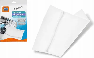 Zdjęcie produktu dla SMART WASH – worek siatka do prania 40×50 cm z zamkiem, ochrona delikatnych tkanin
