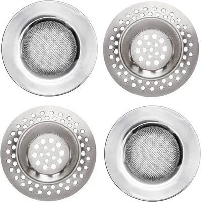 Produktbild von RVS Zeef für die Spüle - 4 Stücke - Abflussfilter - Abflussstutzen - Filter für die Waschbecken - Hochwertige RVS Qualität - Küche - Abflussfilter