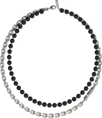 Obrázok produktu pre Guess - JUMN04050JWSTBKT/U - Náhrdelník - Pánsky - Nerezová oceľ