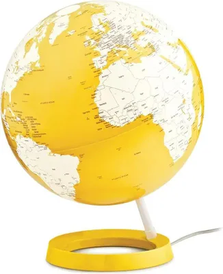 Produktbild von Atmosphere Light & Colour Leuchtglobus 30 cm Tischglobus in versch. Varianten Farbe: Gelb
