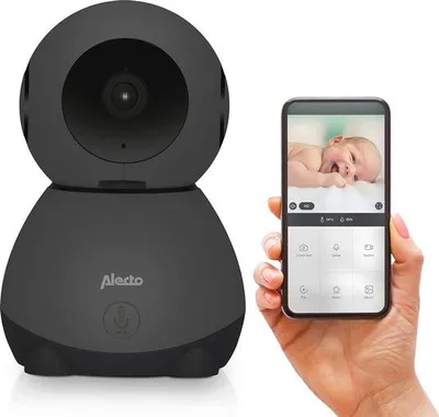 Zdjęcie produktu dla Monitor dla niemowląt z Wi-Fi, kamerą HD 1080p i mobilnym pilotem – praktyczny system monitorowania niemowląt do użytku w domu i w podróży