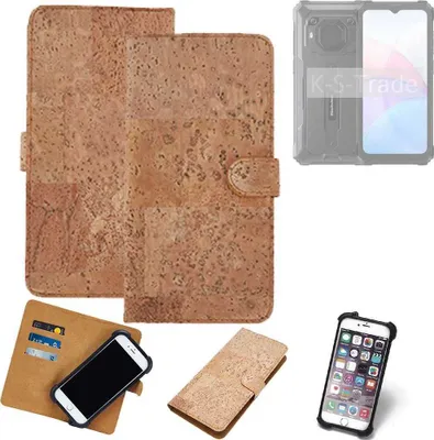 Produktbild von K-S-Trade Hülle kompatibel mit Blackview BV6200  Kork Handyhülle Cover  Schutzhülle TPU Case Bumper in Hellbraun, (1x)