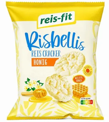 Produktbild von reis-fit Risbellis Reis Cracker Honig 40g (MHD 11.06.2026)