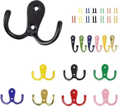 Immagine prodotto di Set da 13 ganci a doppia parete colorati per riporre gli oggetti con stile