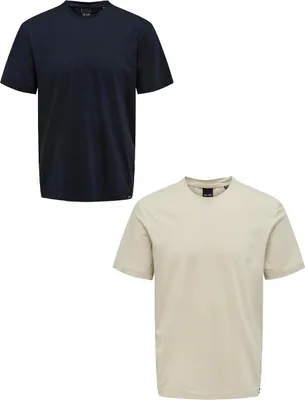 Produktbild von T-Shirt 2er-Set Rundhals Kurzarm |