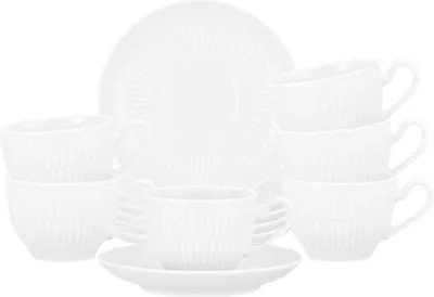 Produktbild von Seltmann Weiden Amina weiß Espressotasse + Untertasse 6er Set