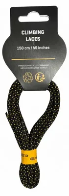 schwarz gelb 150 la sportiva climbing laces schnuersenkel