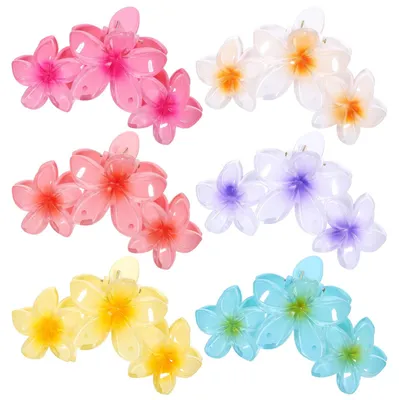 Immagine prodotto di Set di 6 fermagli per capelli a forma di fiore, ideali per le donne