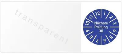 Produktbild von Dreifke® Kabelprüfplakette Nächste Prüfung 2030, Folie, 60x25 mm, 10 Stück