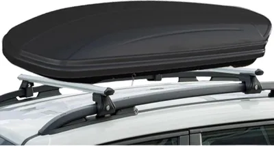 VDP Dachbox 320 Liter - Abschließbarer Dachkoffer In Schwarz Matt Für Auto