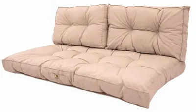 Immagine prodotto di Cuscini per salotto da giardino trapuntati 120x60 cm Beige