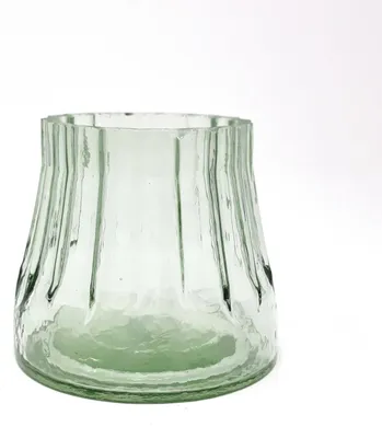 Produktbild von Teelichthalter MY LIGHT light green hellgrün H. 7cm D. 8,5cm Glas Sandra Rich