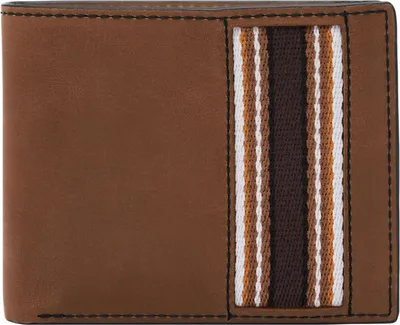 Image de FOSSIL porte-monnaie Bronson Bifold Wallet With Flip ID Medium Brown brun
