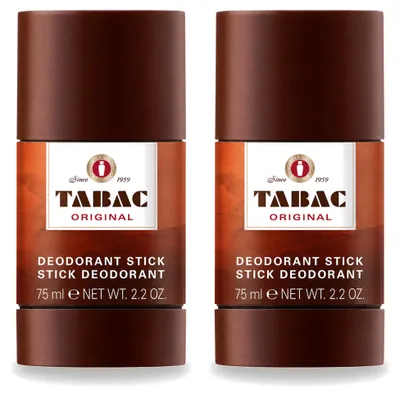 Obrázek produktu pro 2 x Deodorant Tabac Original, tyčinka - 75 ml - výhodná balení - 2 kusy