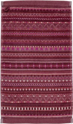 Produktbild von Pip Studio Gästehandtuch Geometric Print Dark Pink (30x50cm)