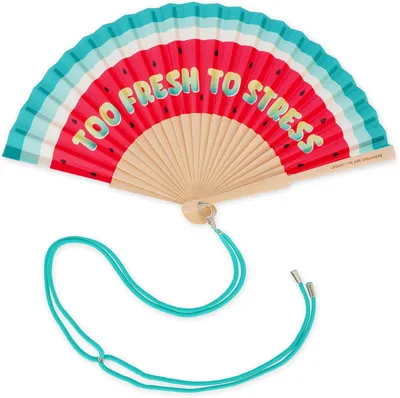 Produktbild von LEGAMI Faltfächer Wasermelone Blau Pink – Handfächer