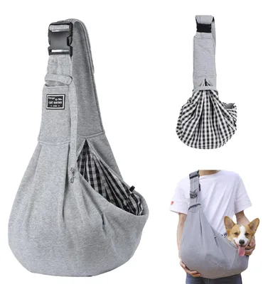 Produktbild von Faltbare Reisetasche für Hunde und Katzen bis 7,5 kg (Grau)