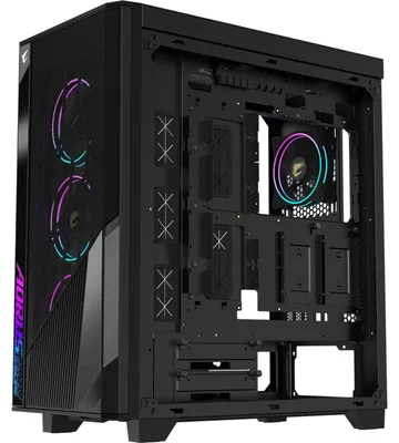 Image de Gigabyte GB-AC500G ST Gigabyte AORUS C500 Glass, black, eATX